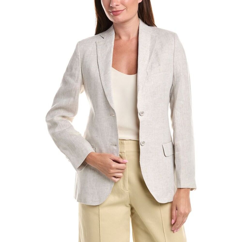 Officine Générale Womens Officine Generale Charlene Linen Jacket, Brown